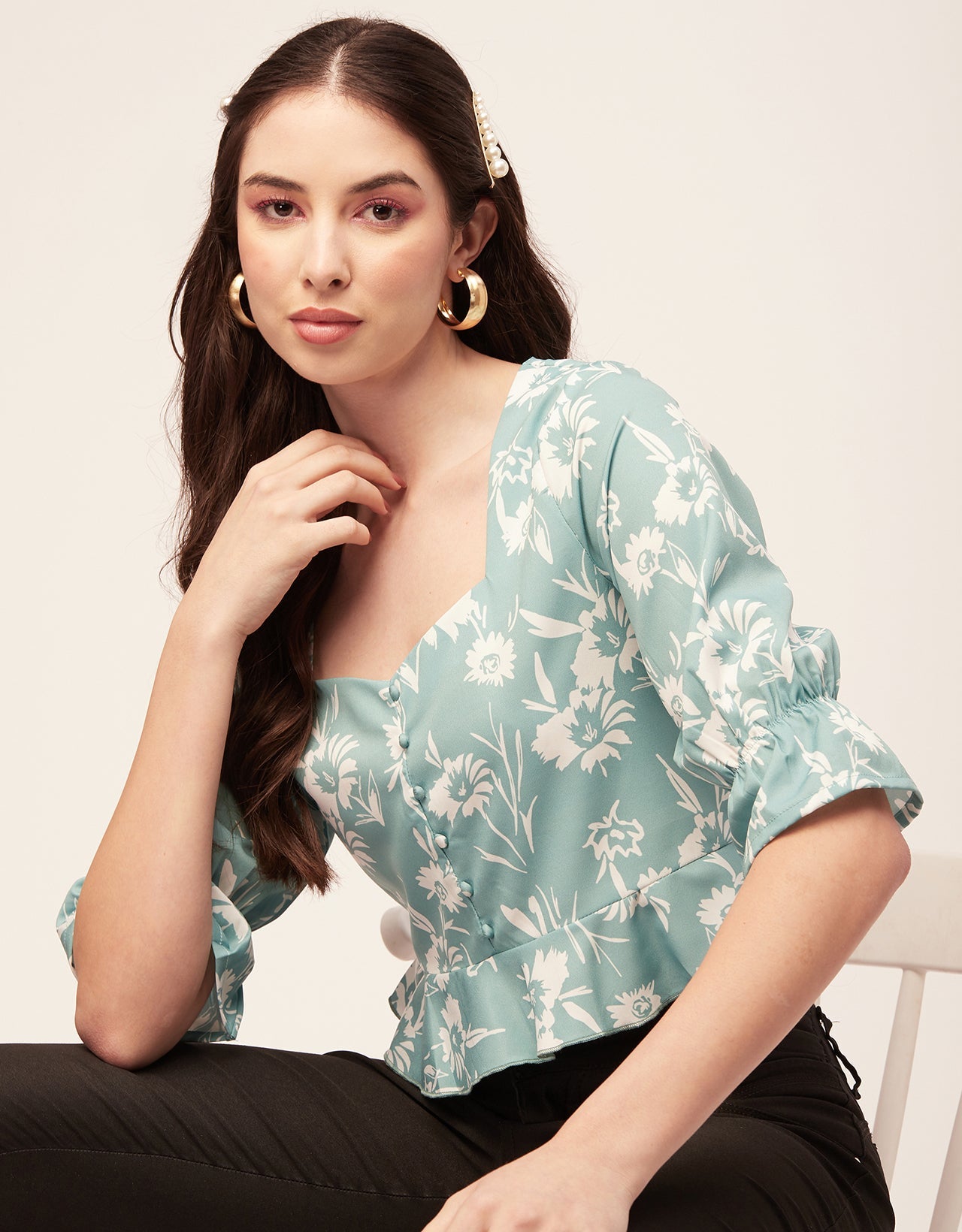 Short Sweetheart Crop Top