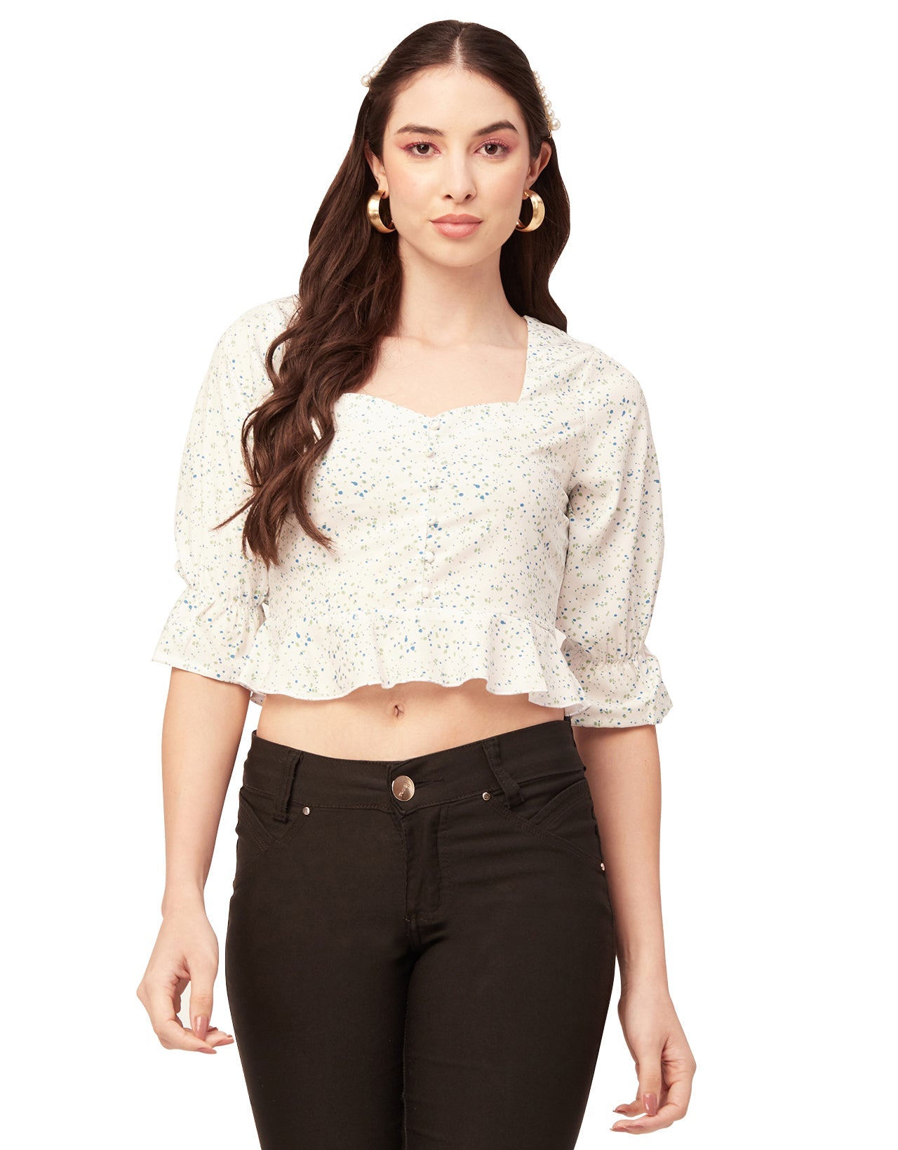 Short Sweetheart Crop Top