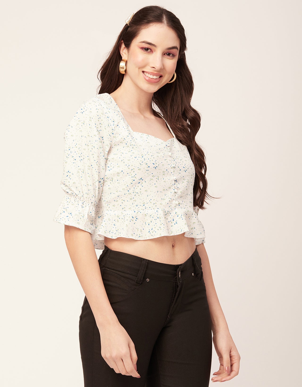 Short Sweetheart Crop Top