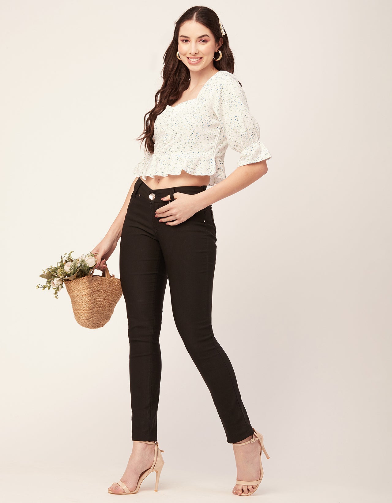 Short Sweetheart Crop Top