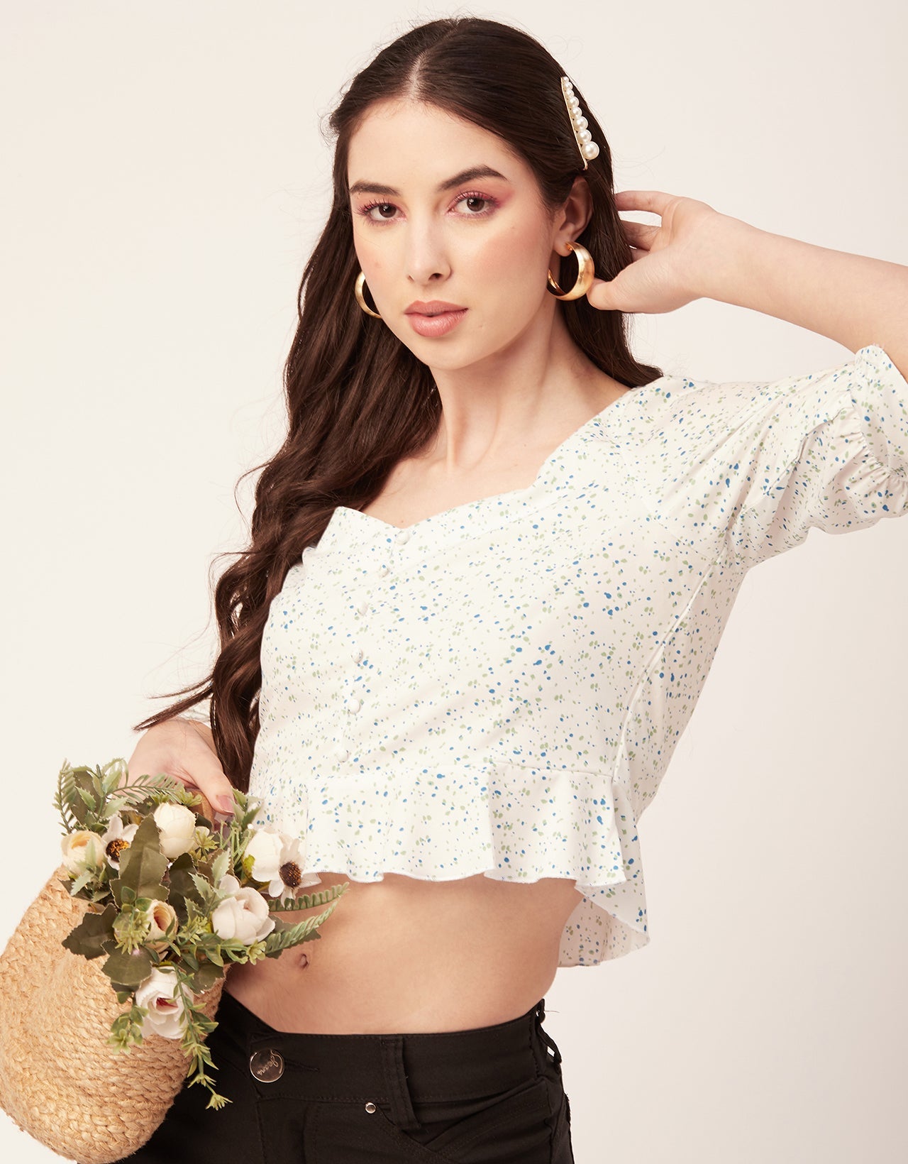 Short Sweetheart Crop Top