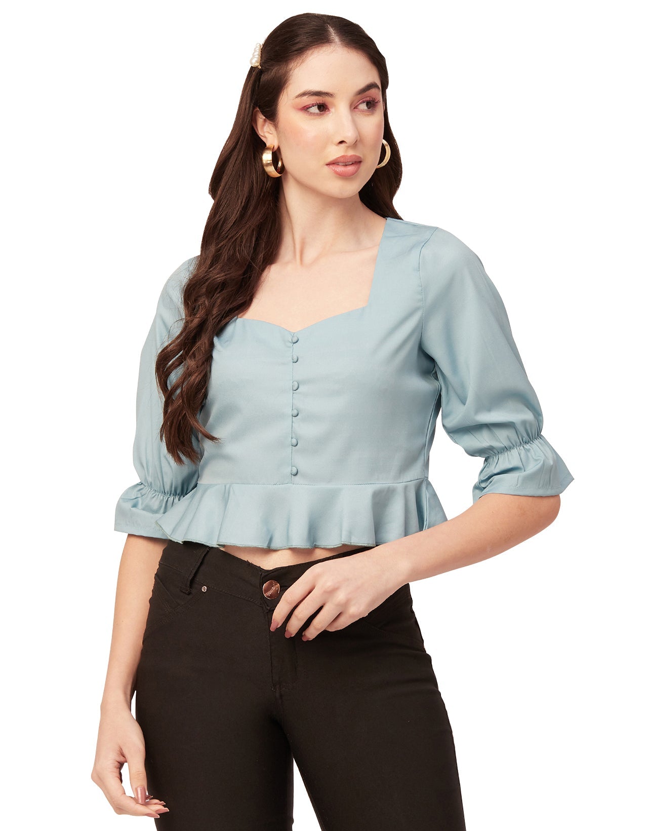 Short Sweetheart Crop Top