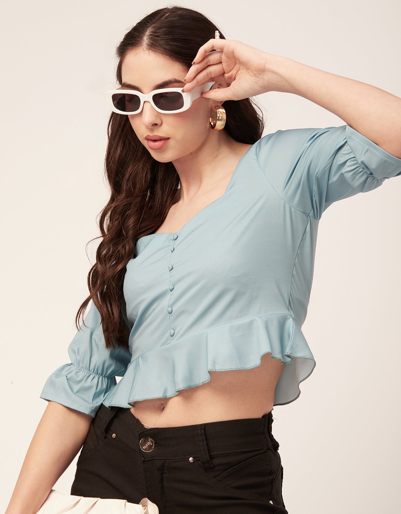 Short Sweetheart Crop Top