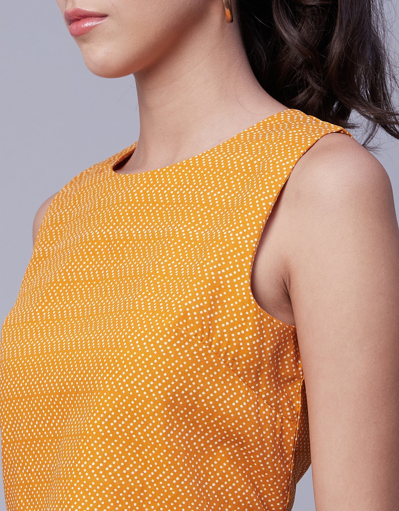 Printed Sleeveless Short Top