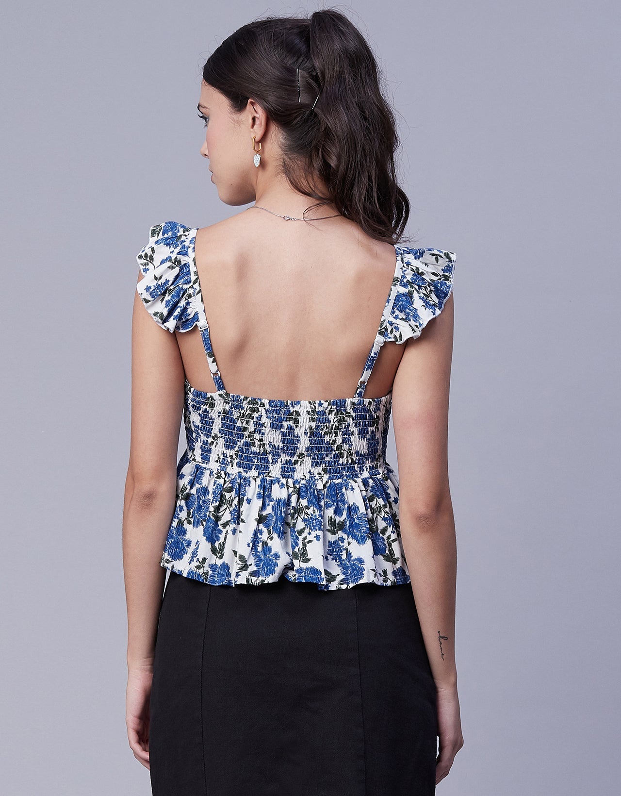 Ruffled Sweetheart Vacation Top
