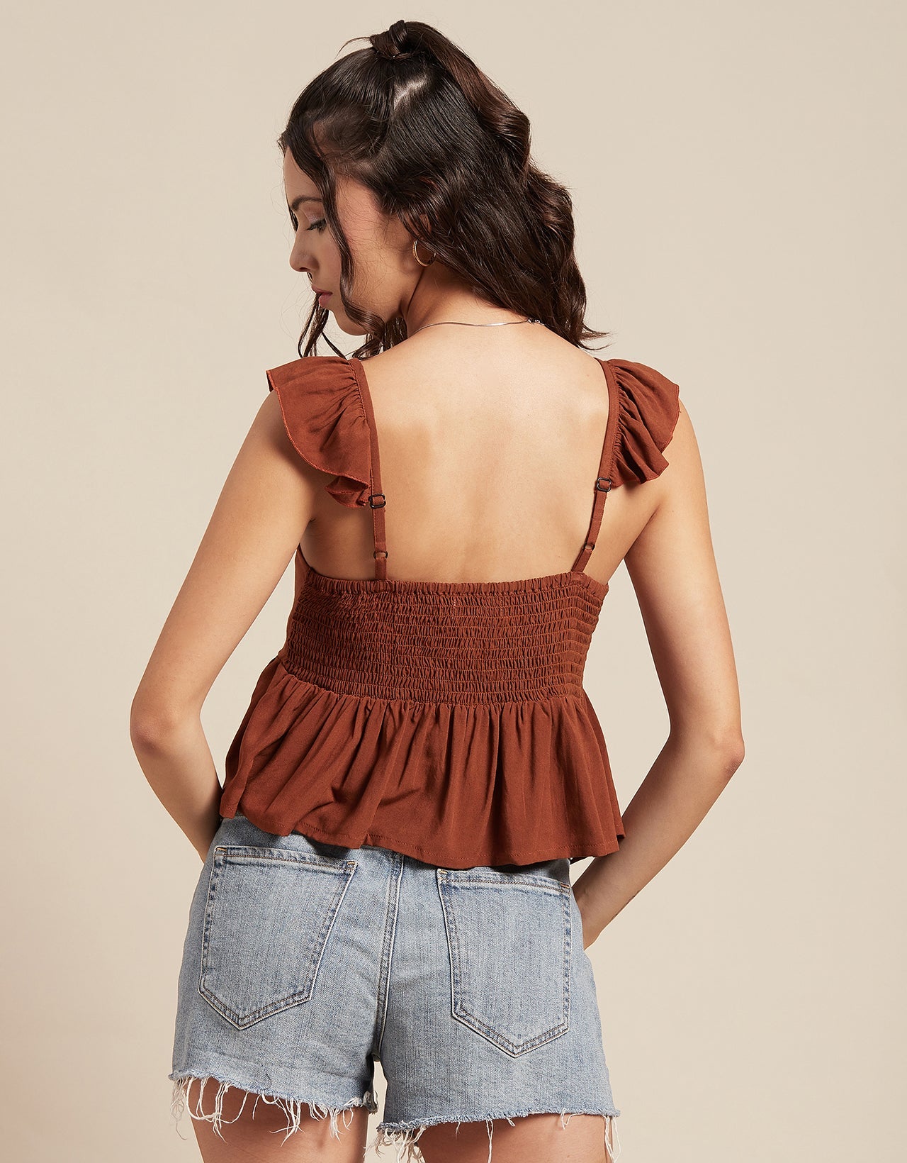 Ruffled Sweetheart Vacation Top