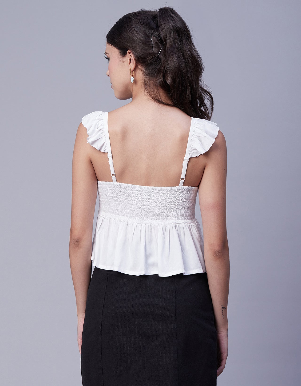 Ruffled Sweetheart Vacation Top