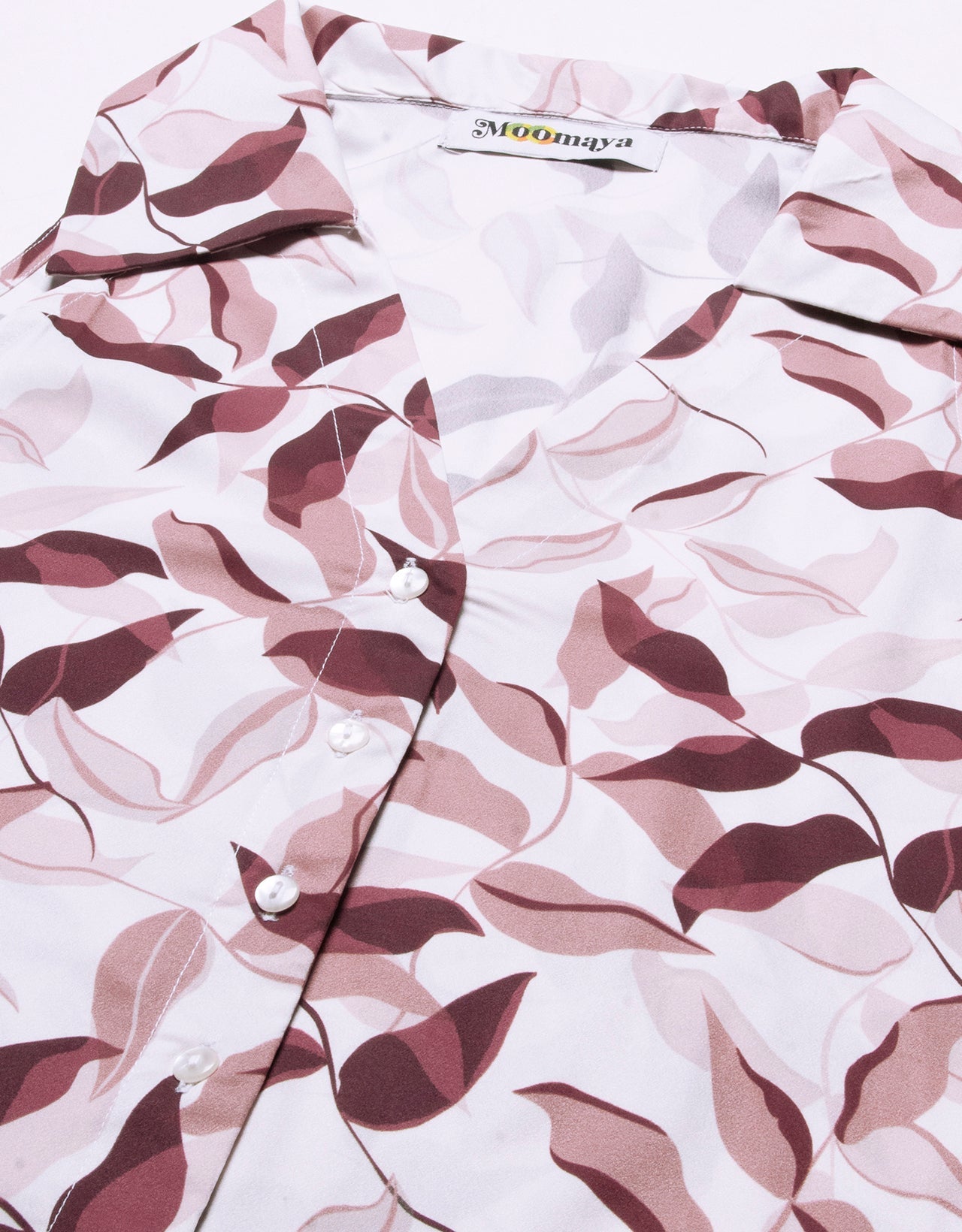 Printed Collared Summer Top