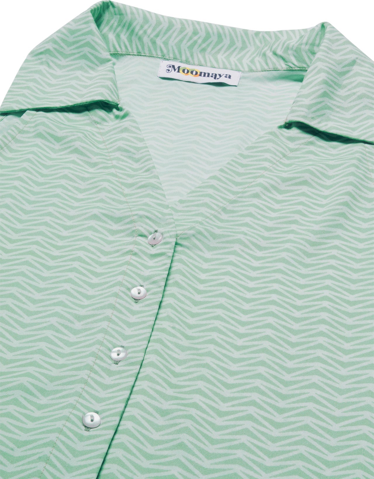 Printed Collared Summer Top
