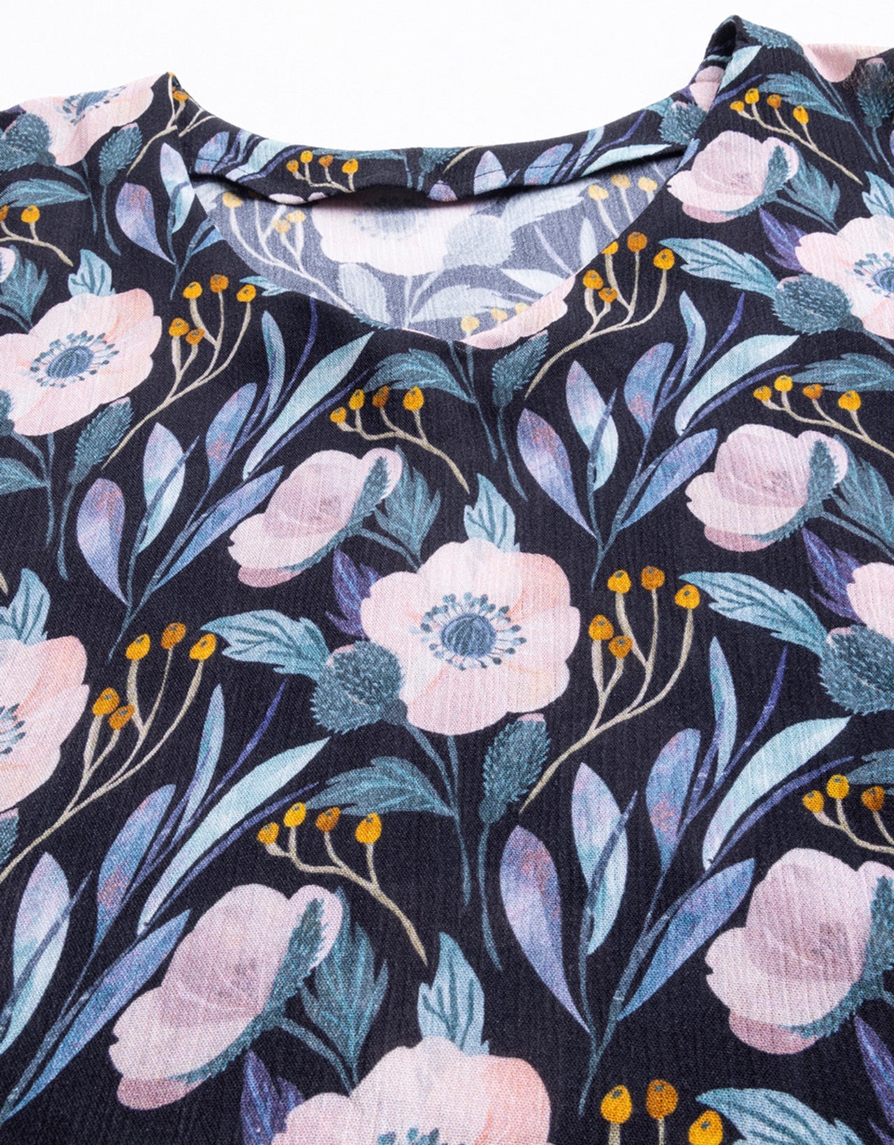 Printed Viscose Loose-Fit Top