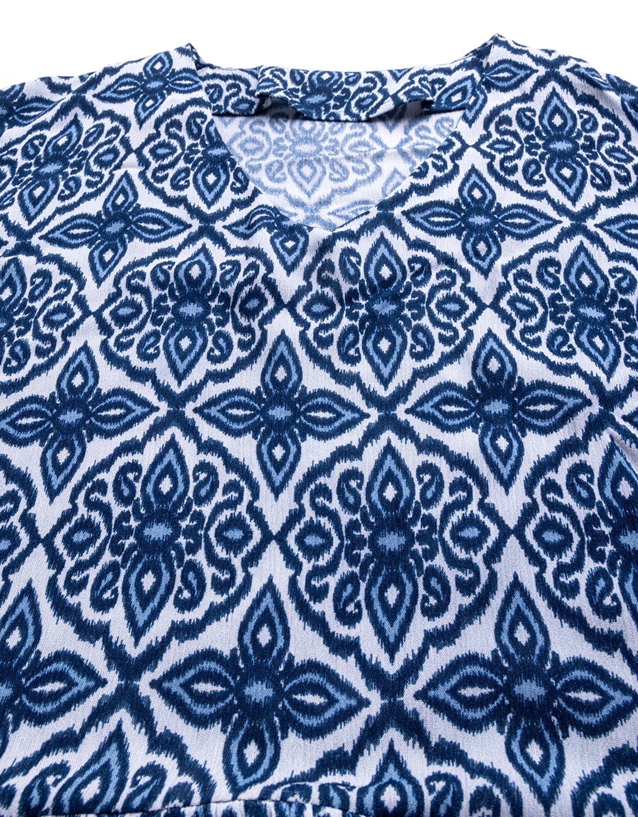 Printed Viscose Loose-Fit Top
