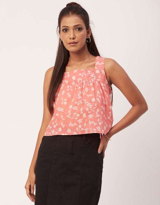 cotton summer crop top
