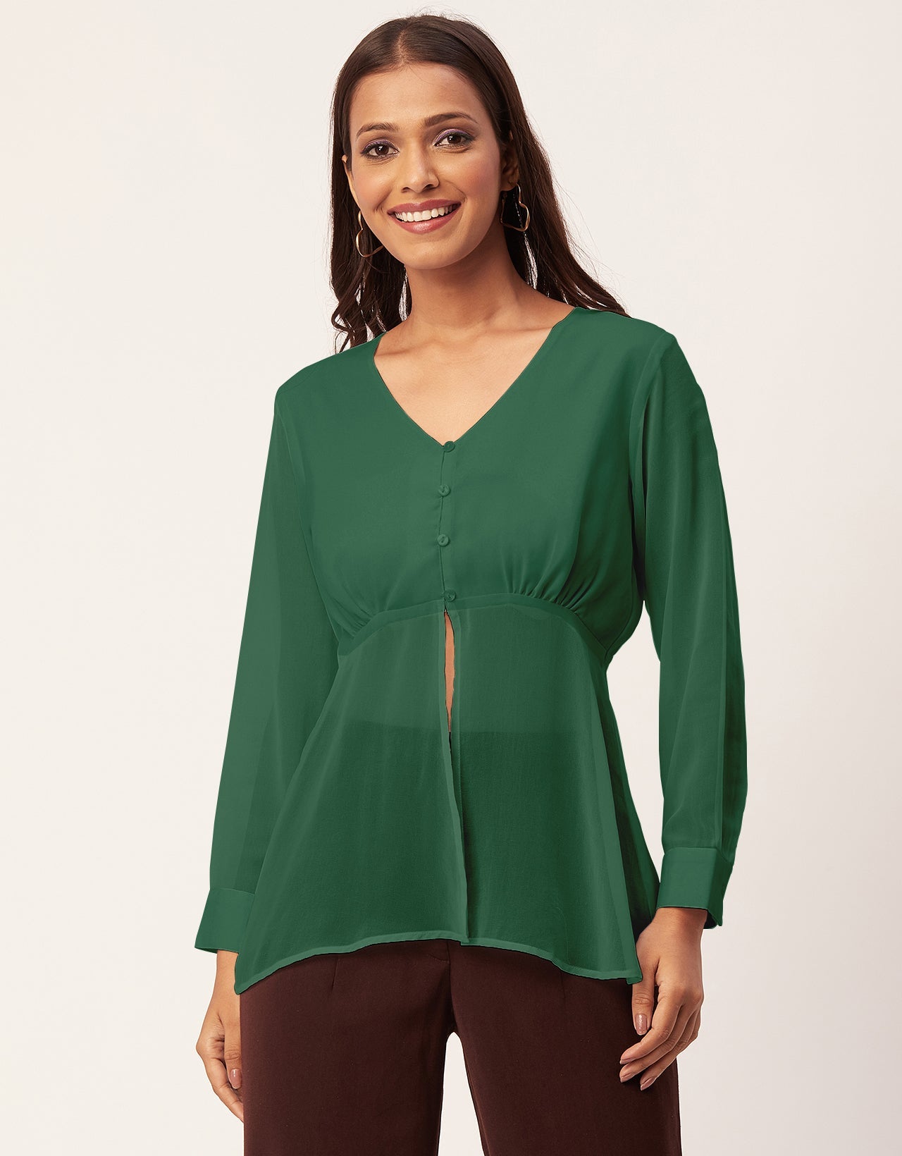 top with slit