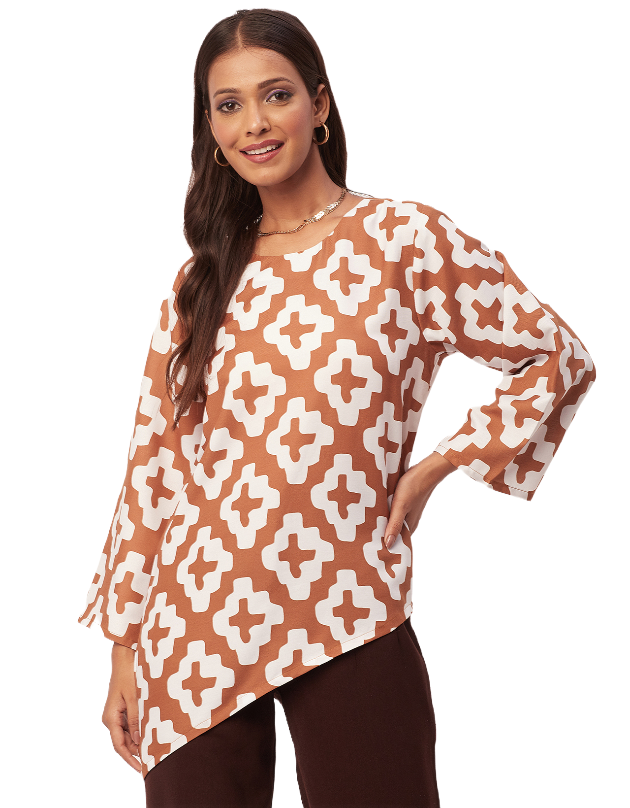 Asymmetric Long Sleeve Top