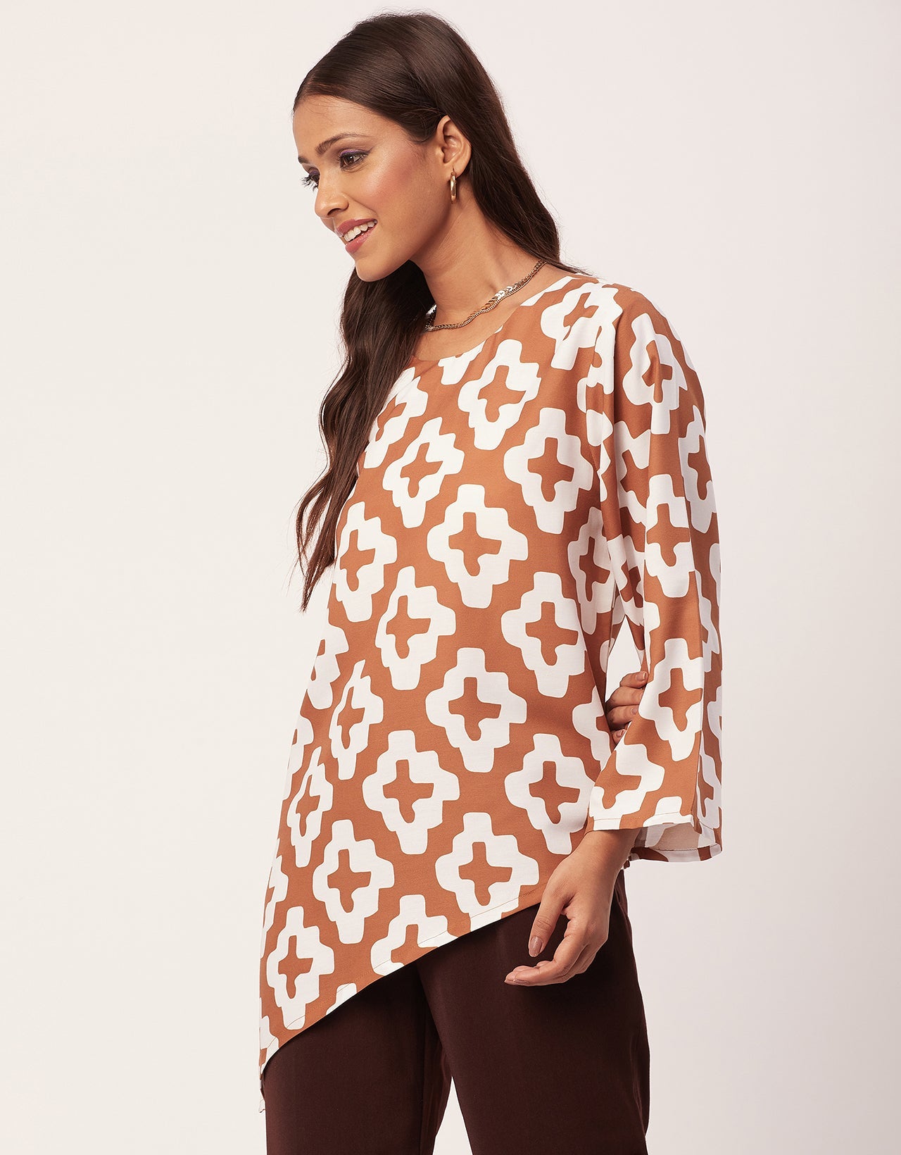 Asymmetric Long Sleeve Top