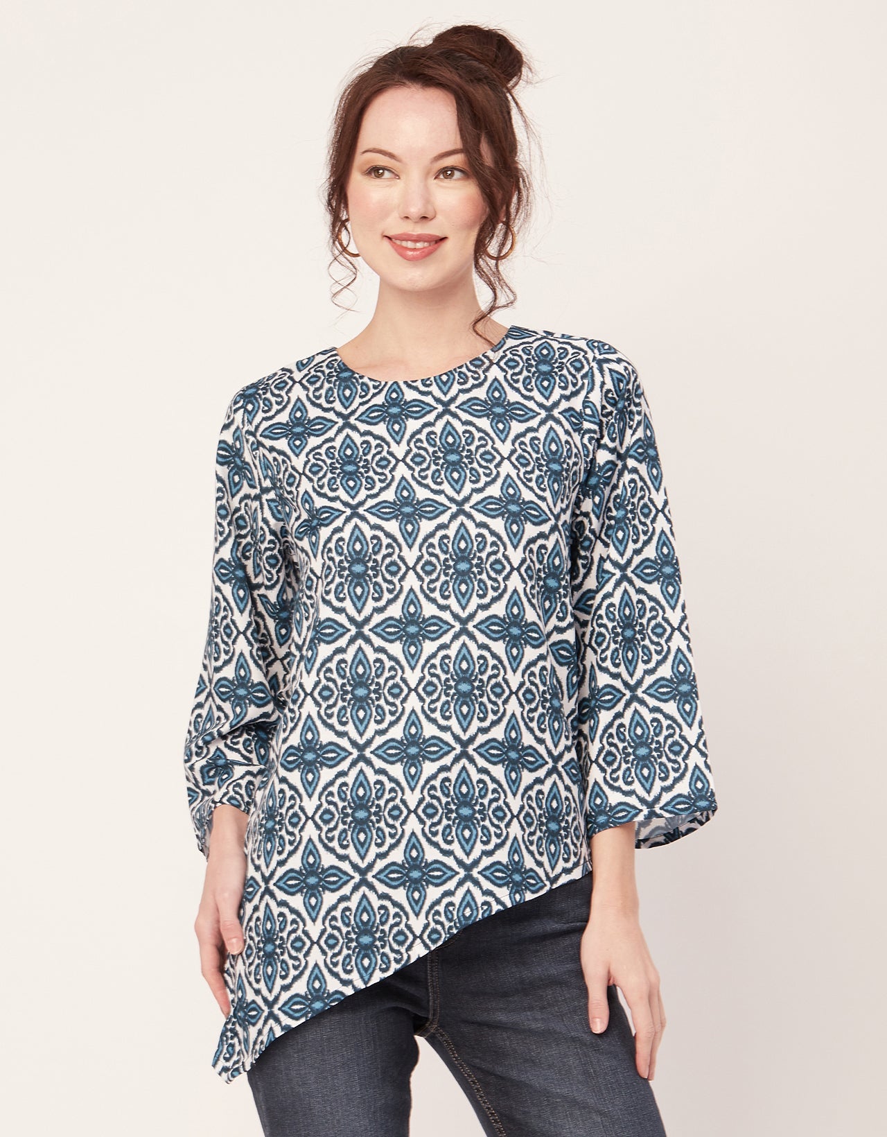 Asymmetric Long Sleeve Top
