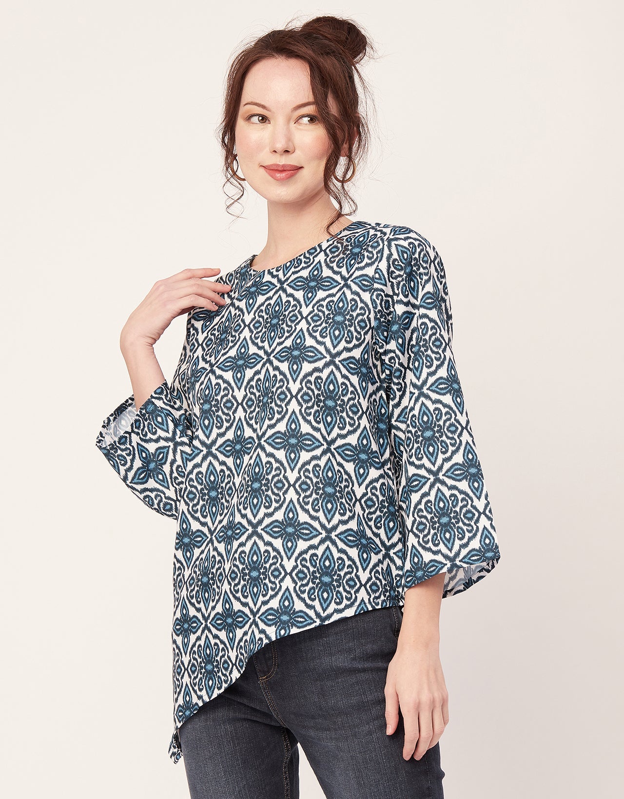 Asymmetric Long Sleeve Top