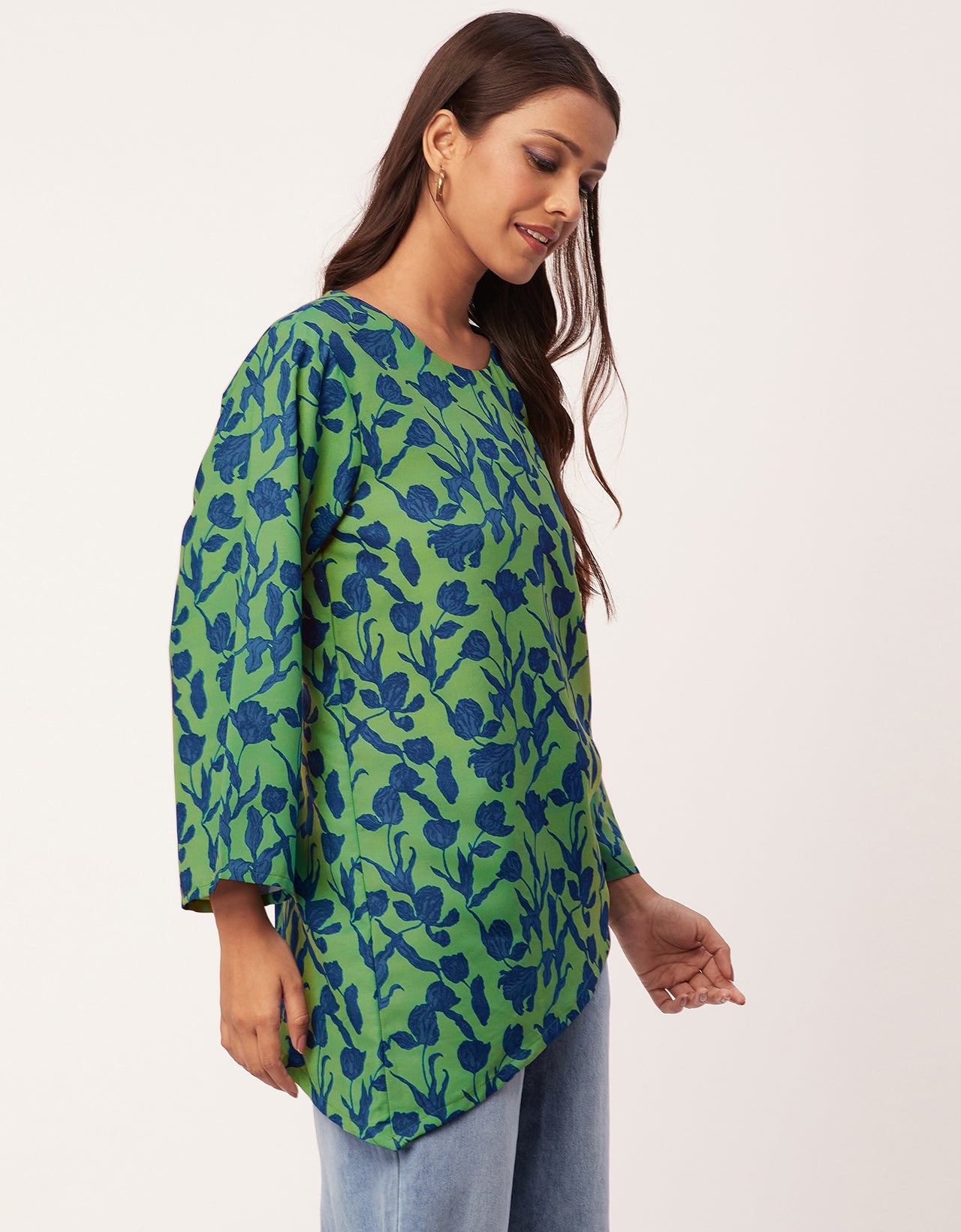 Asymmetric Long Sleeve Top