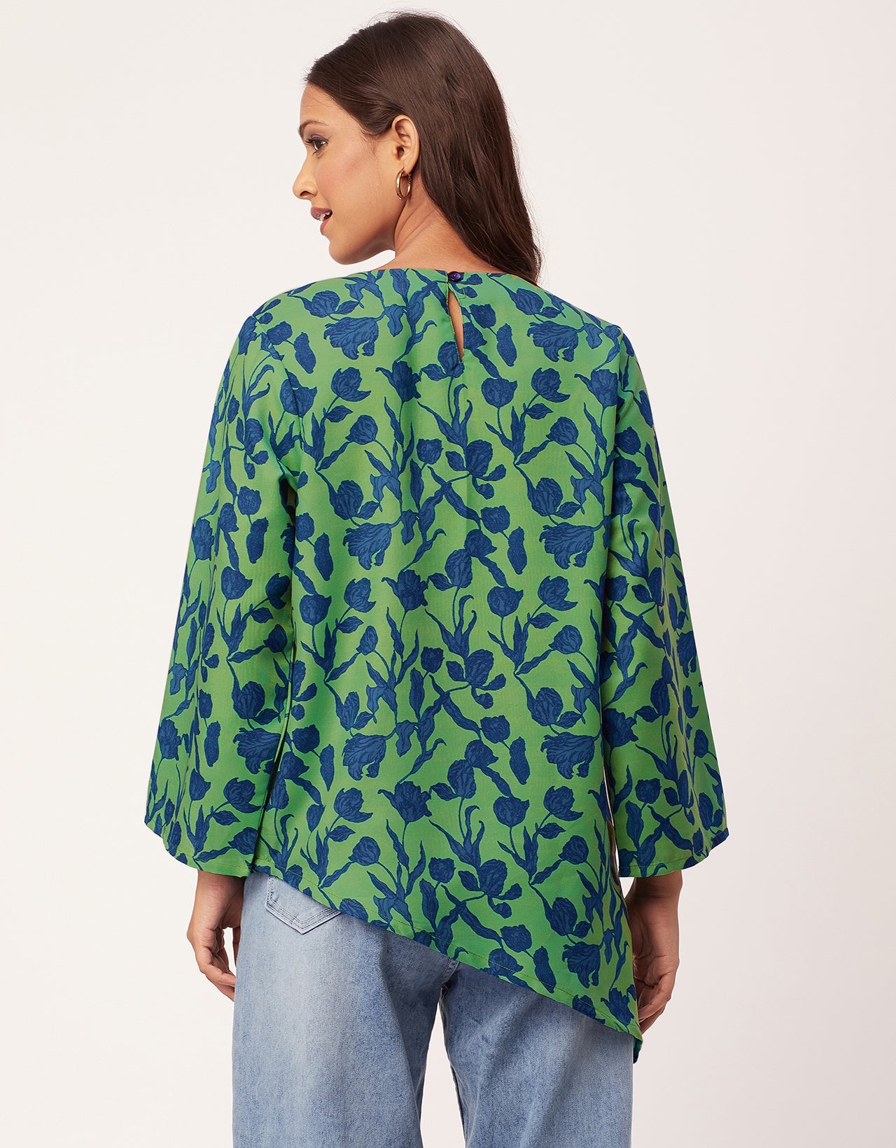 Asymmetric Long Sleeve Top