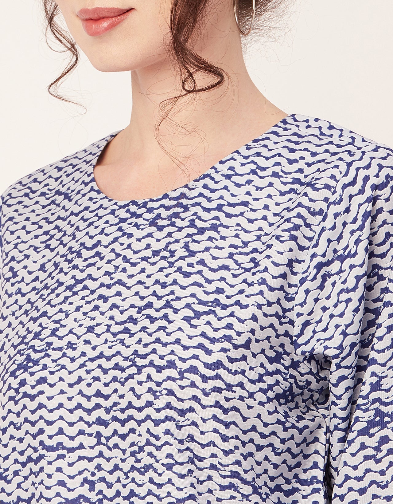 Asymmetric Long Sleeve Top