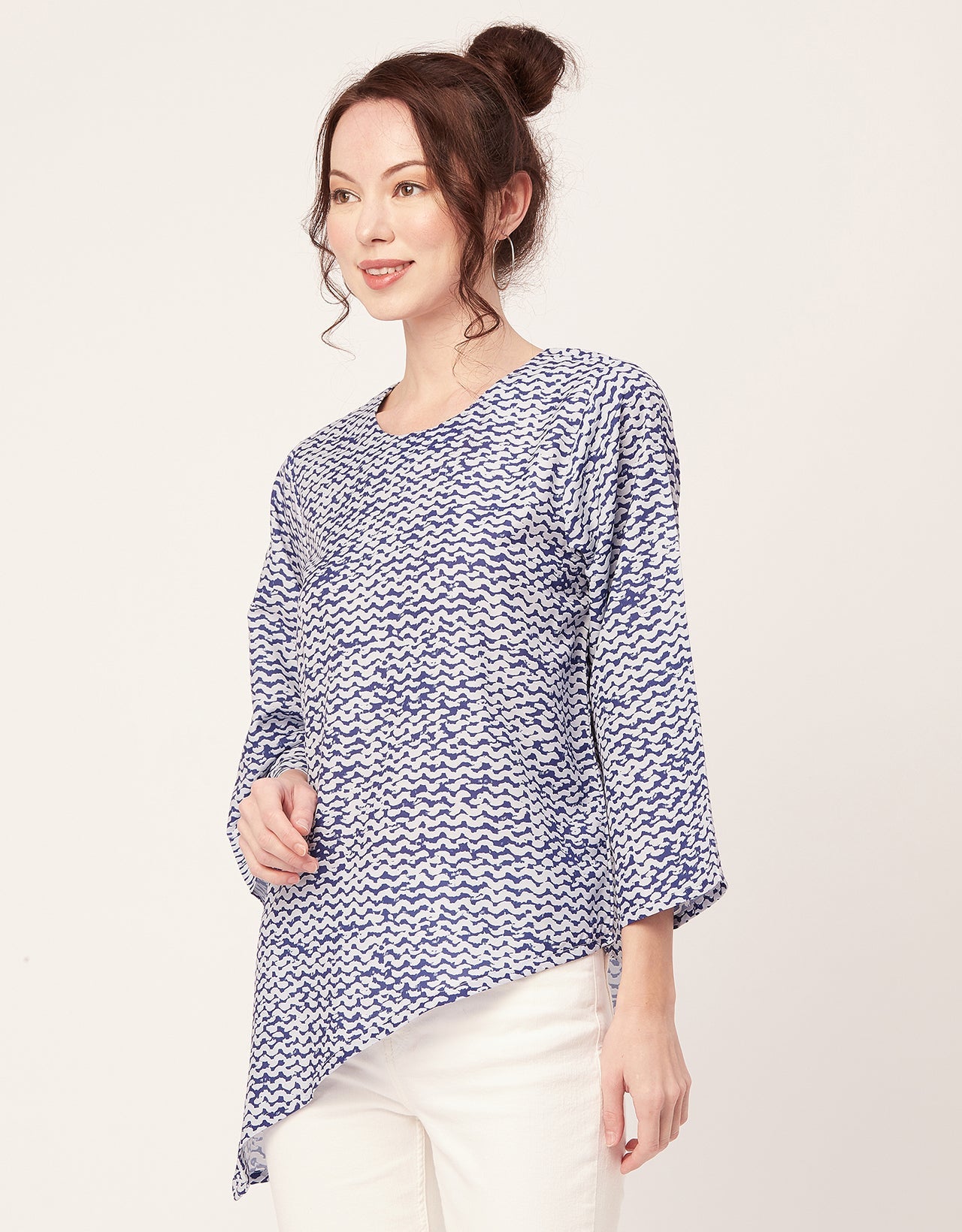 Asymmetric Long Sleeve Top
