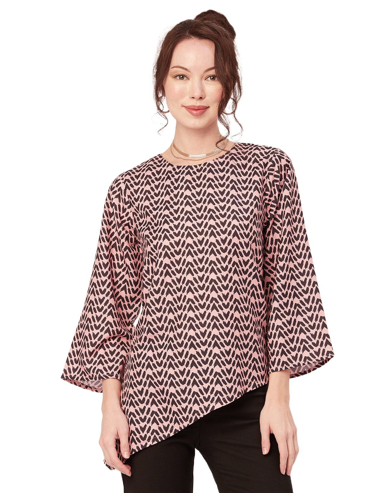 Asymmetric Long Sleeve Top
