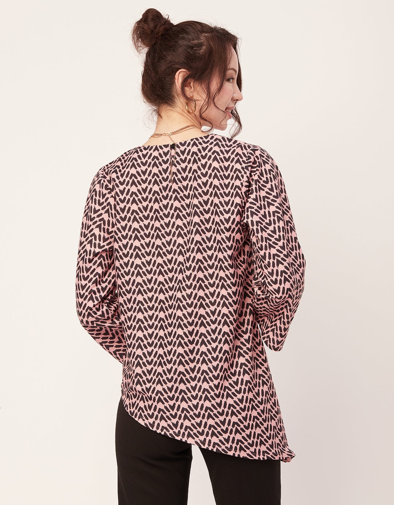 Asymmetric Long Sleeve Top