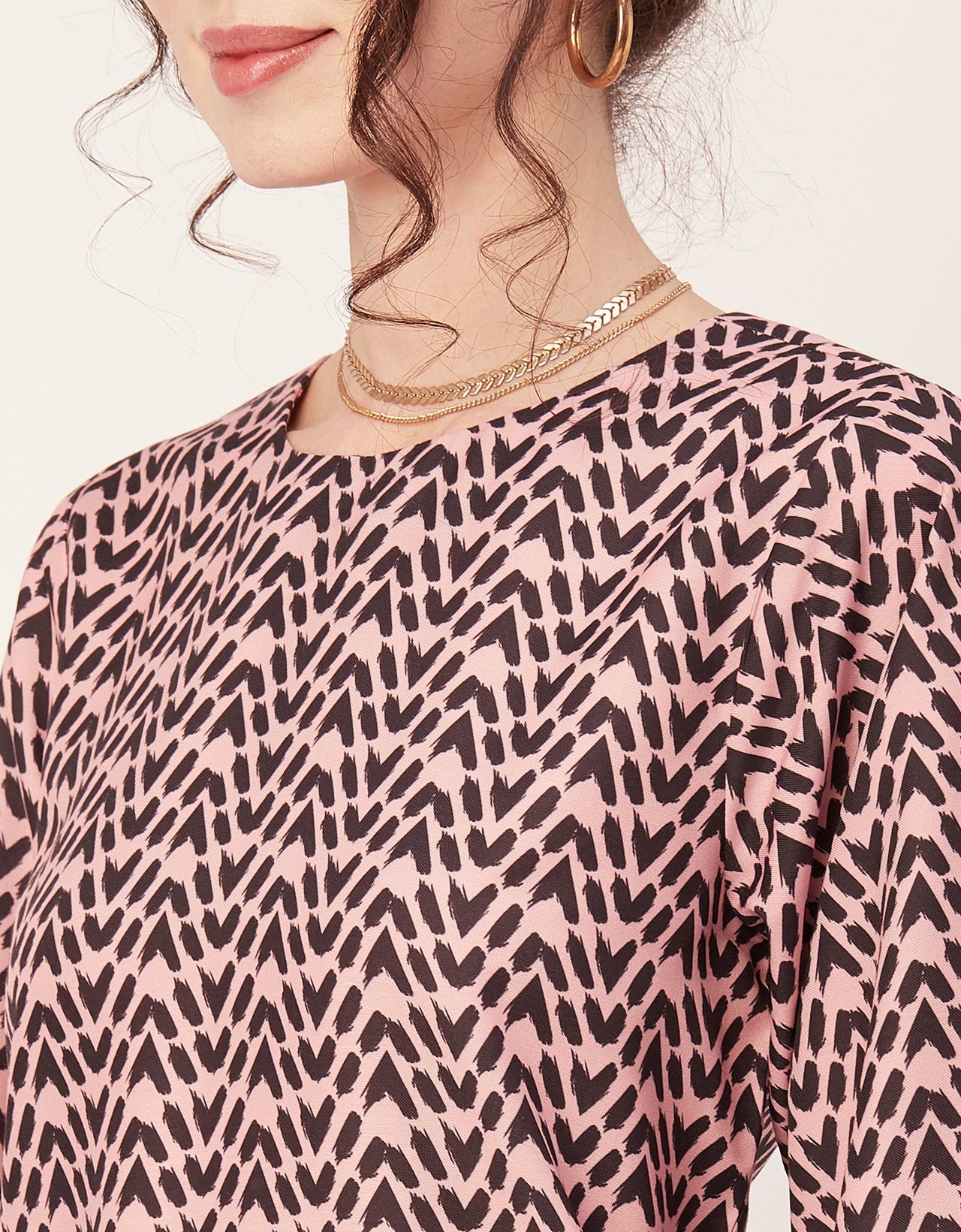 Asymmetric Long Sleeve Top