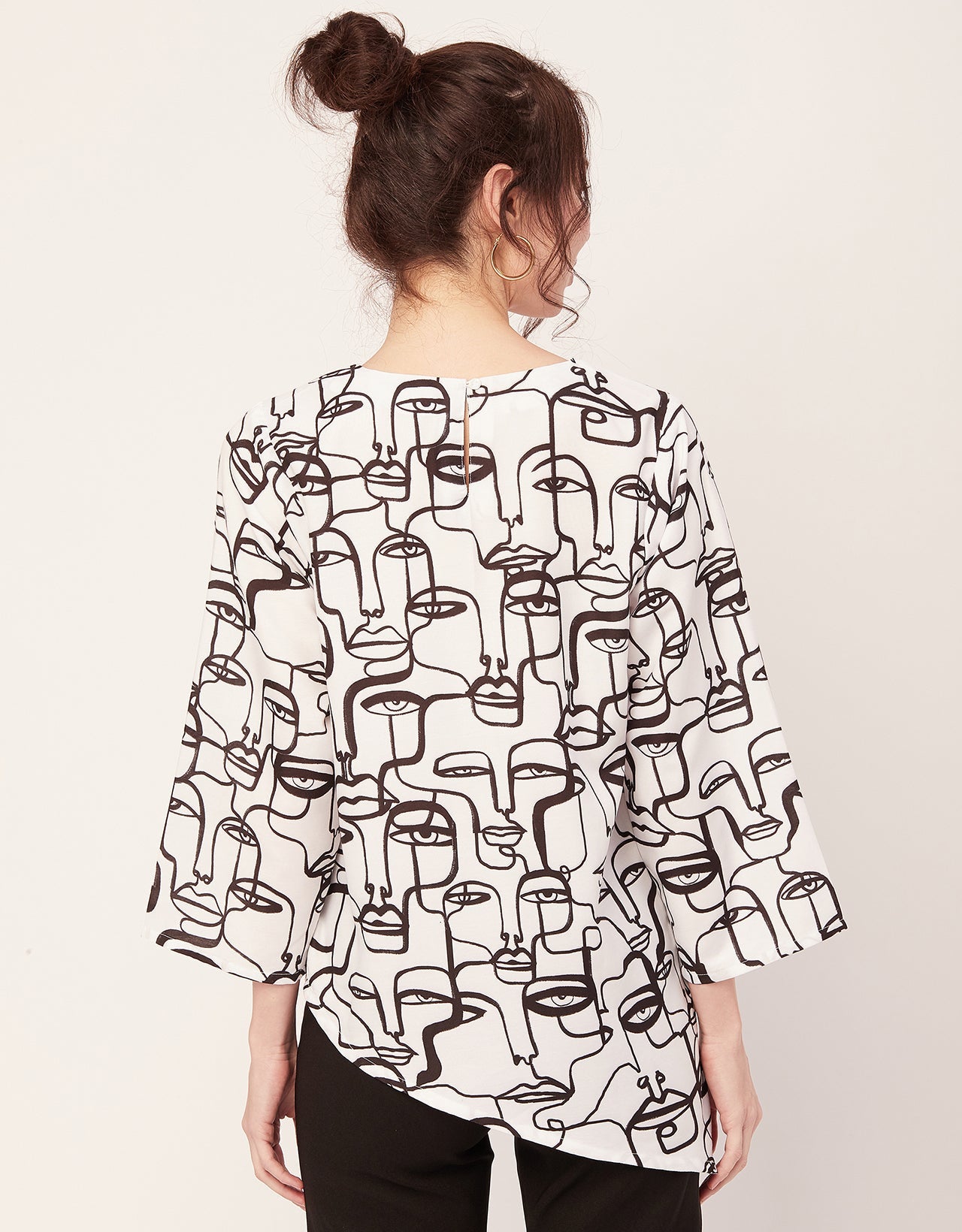 Asymmetric Long Sleeve Top