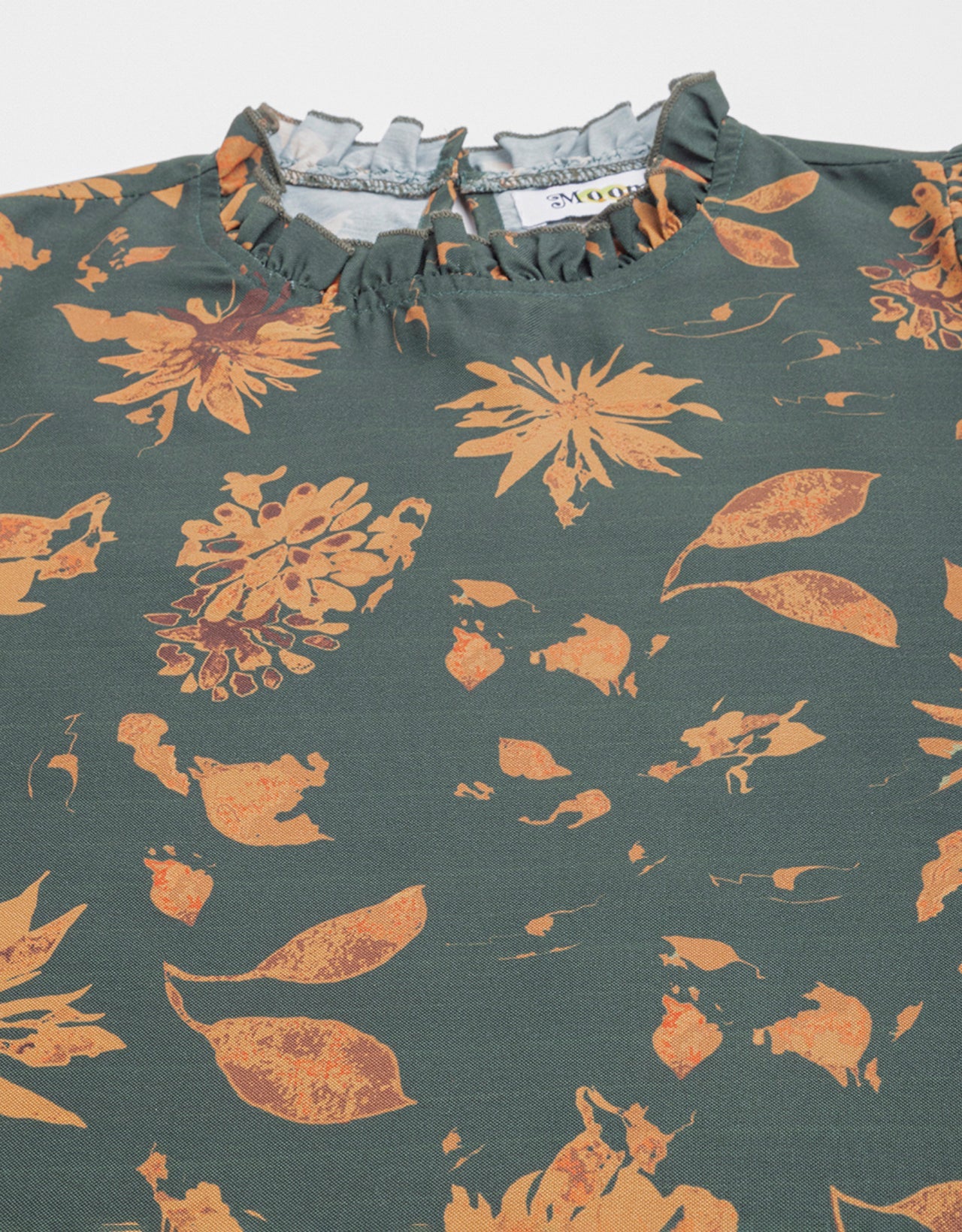 Ruffled Neck Casual Top