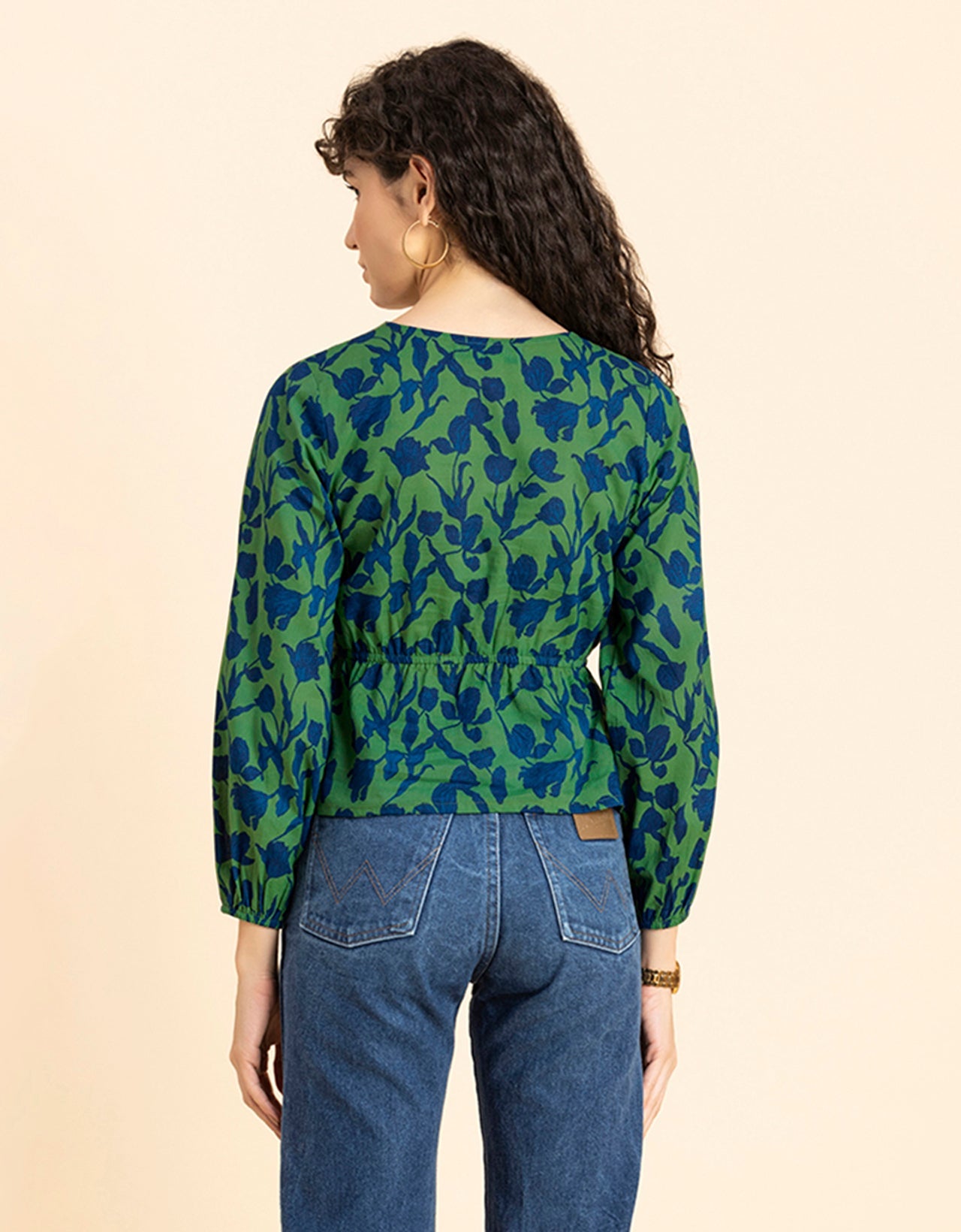 Surplice Neck Designer Top