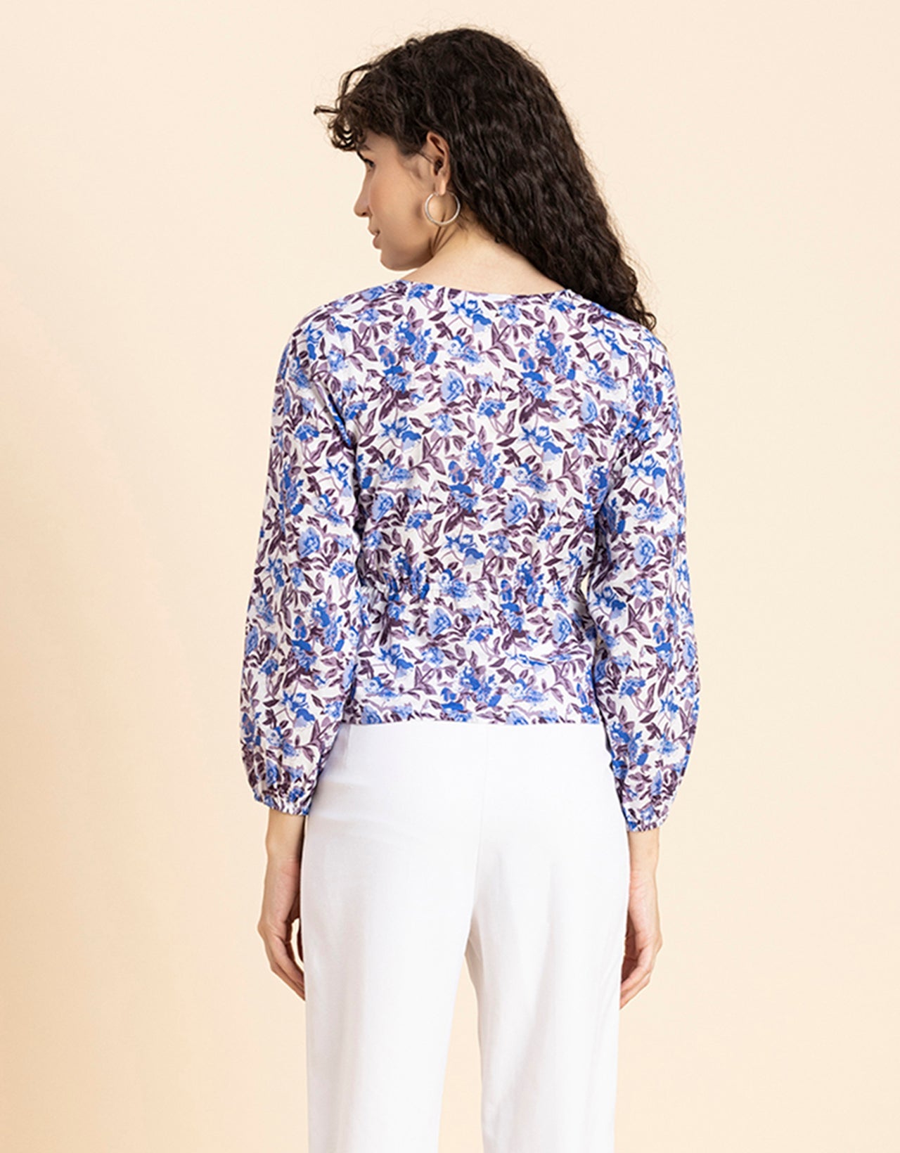 Surplice Neck Designer Top