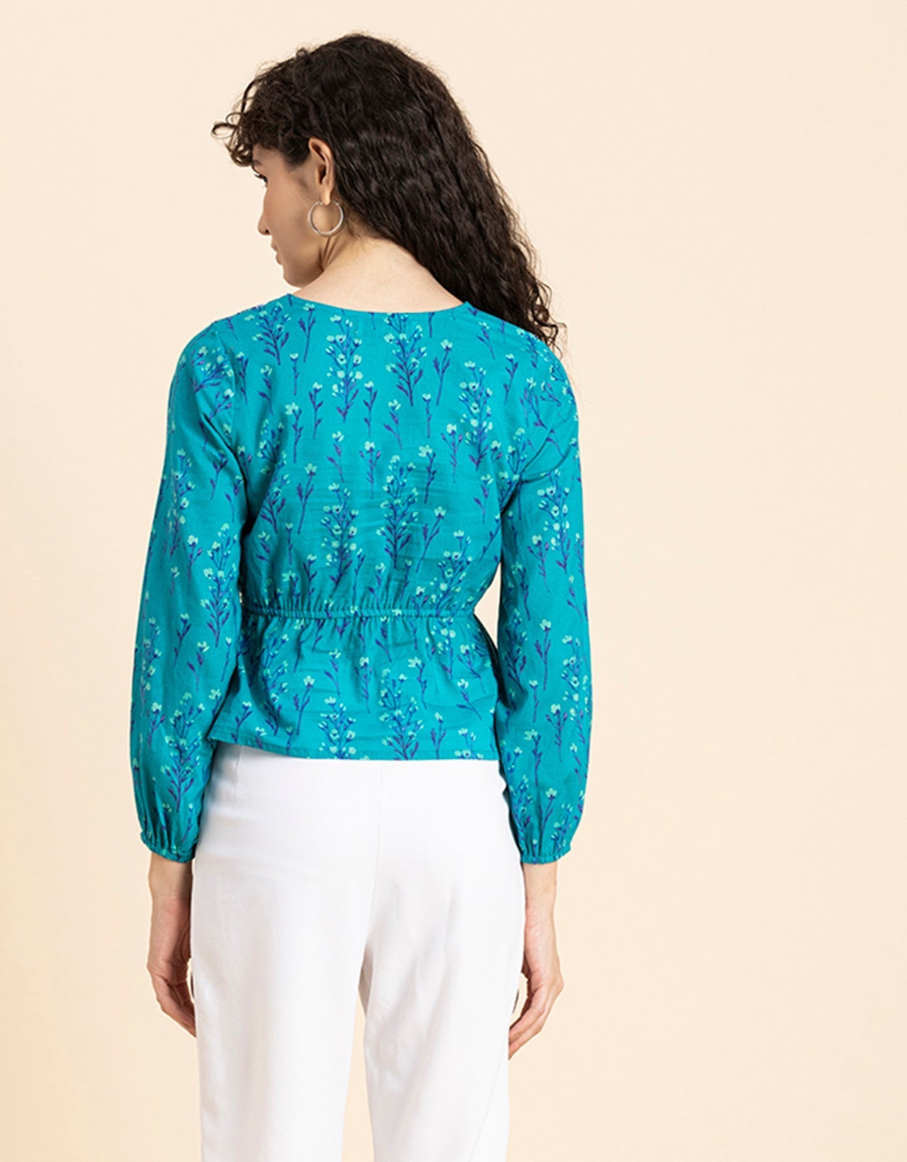 Surplice Neck Designer Top