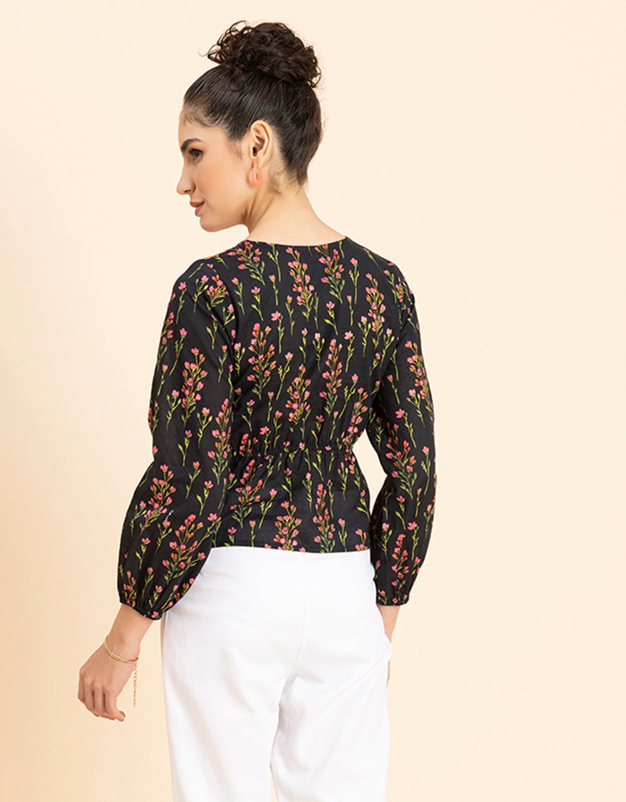 Surplice Neck Designer Top