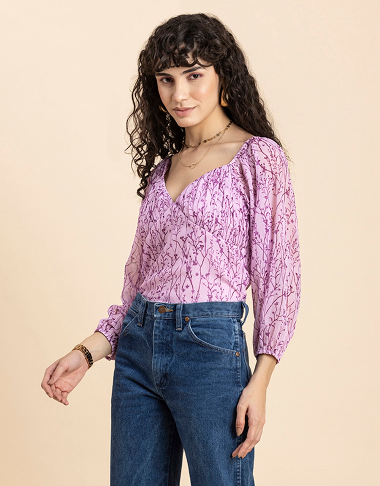 Ruched Sweetheart Crop Top