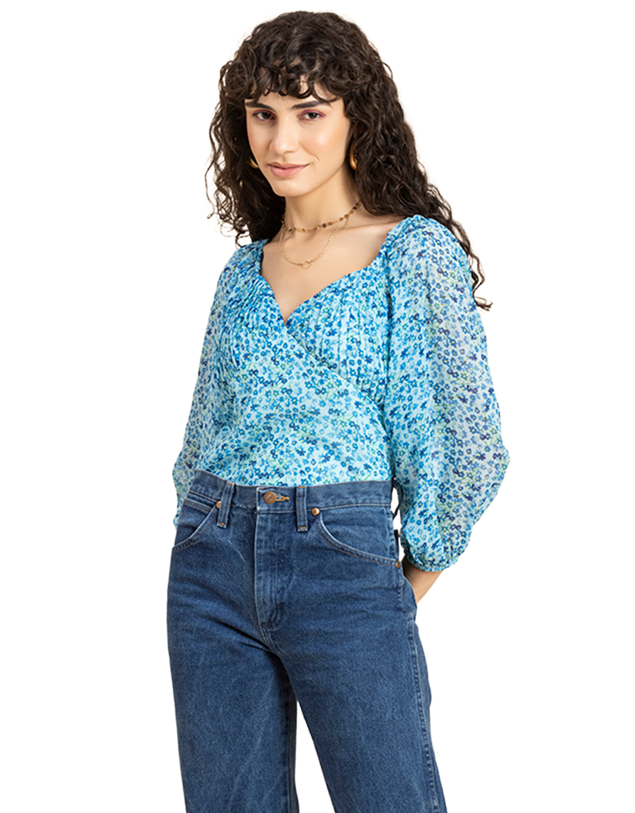 Ruched Sweetheart Crop Top