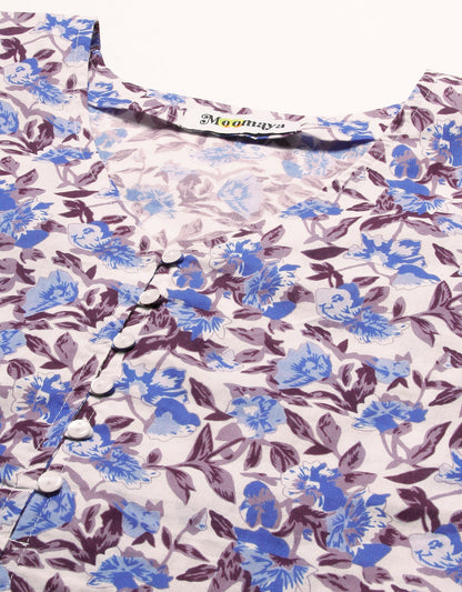 V-Neck Buttoned Summer Top