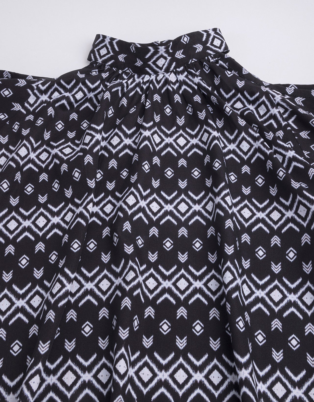 Cold Shoulder Ruffled Top