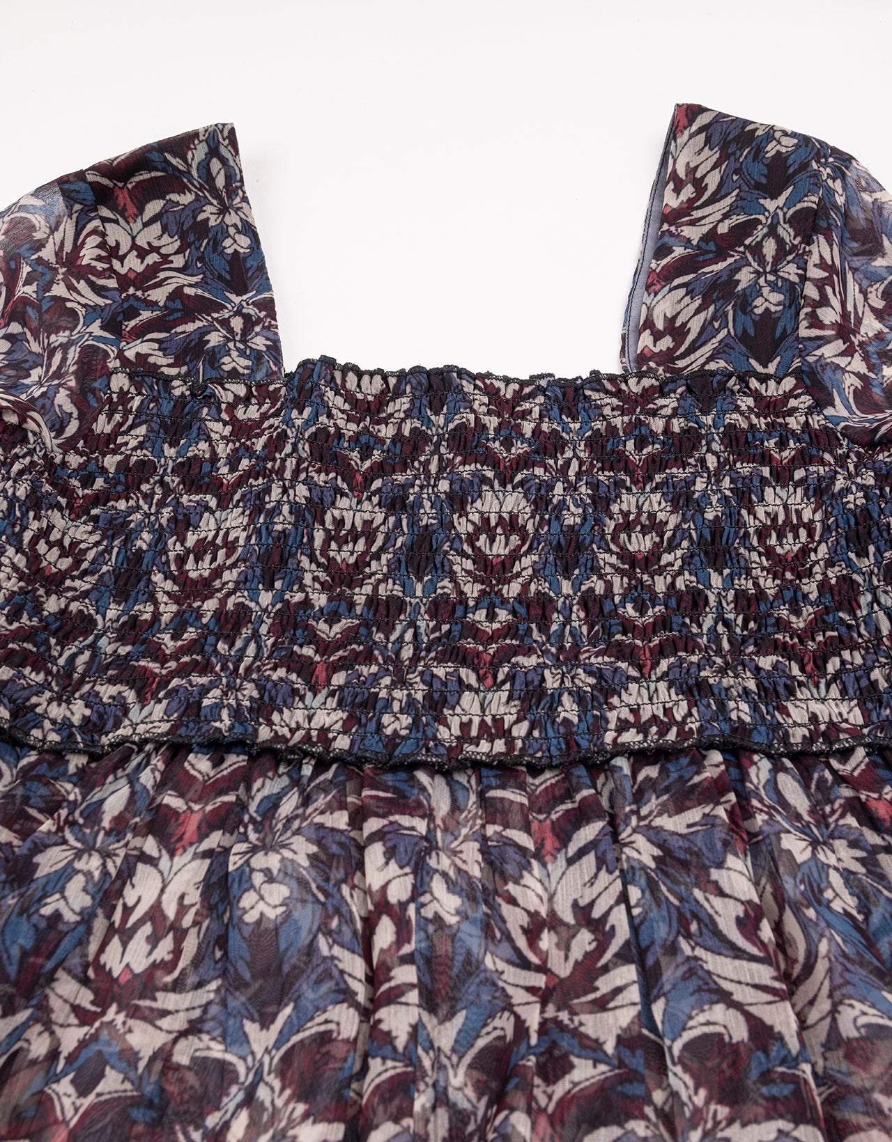 Smocked Bell Sleeves Top