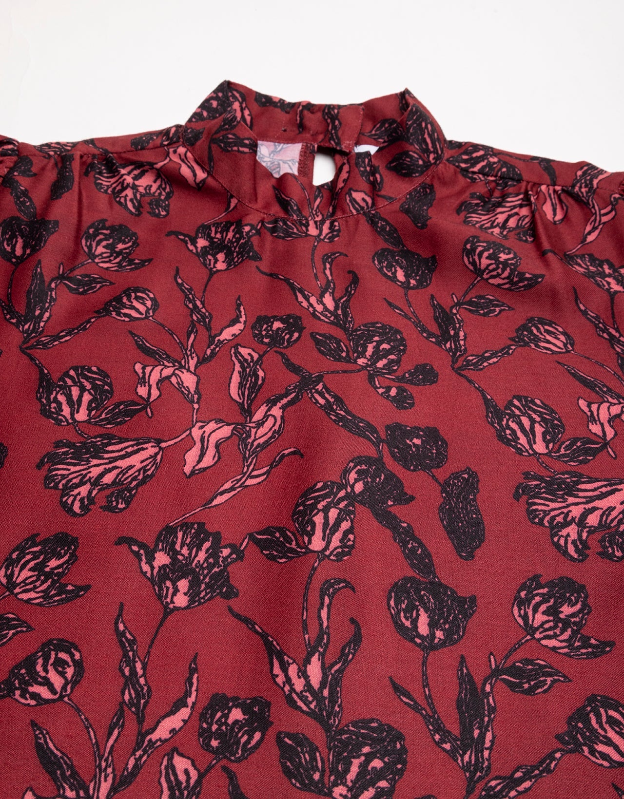Ban Collar Long Cuff Top