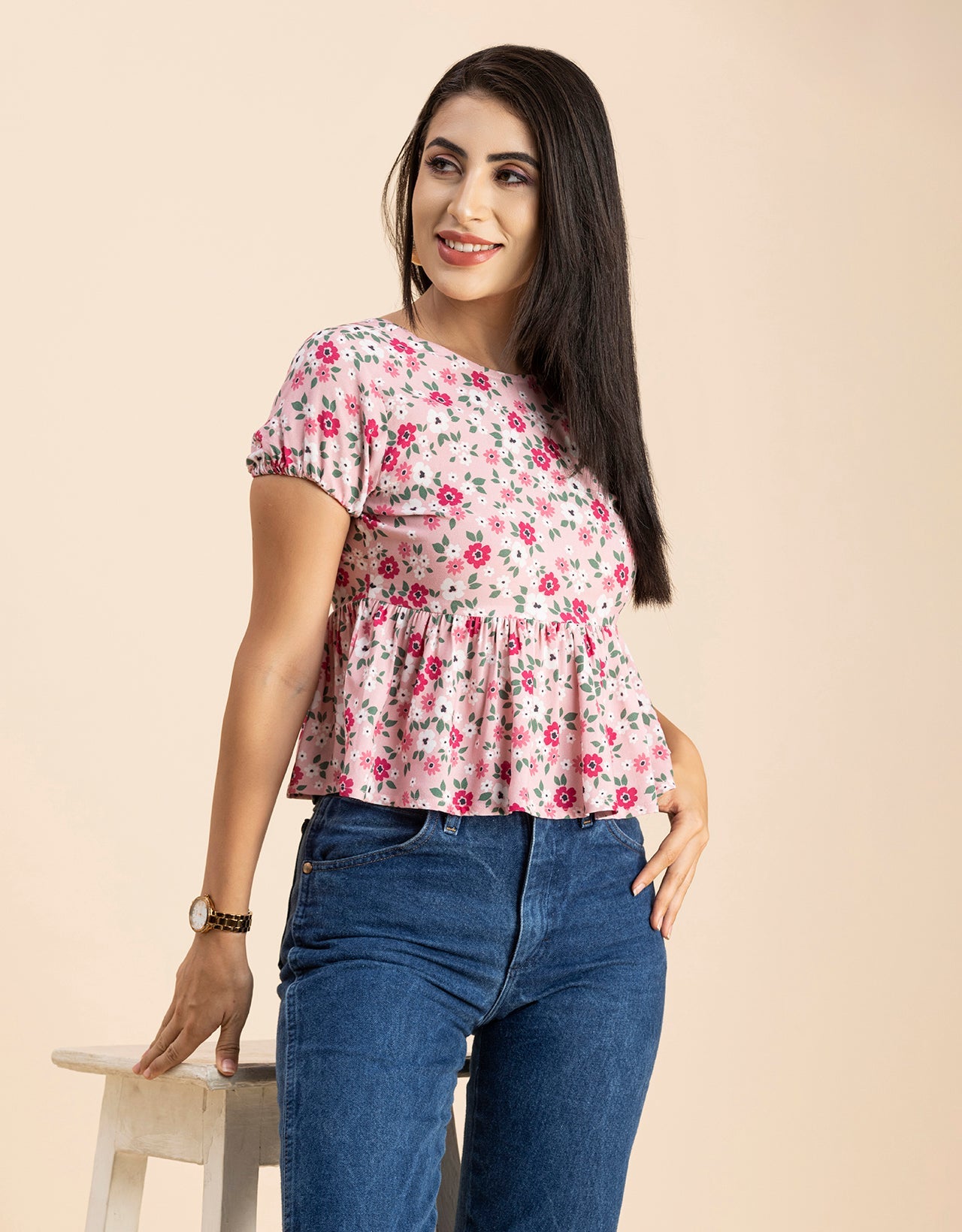 Styled Back Vacation Top