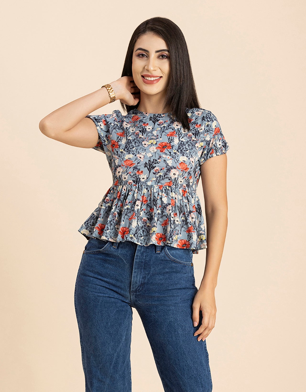 Styled Back Vacation Top