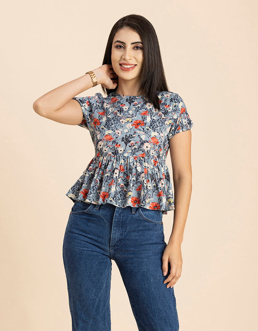 Styled Back Vacation Top