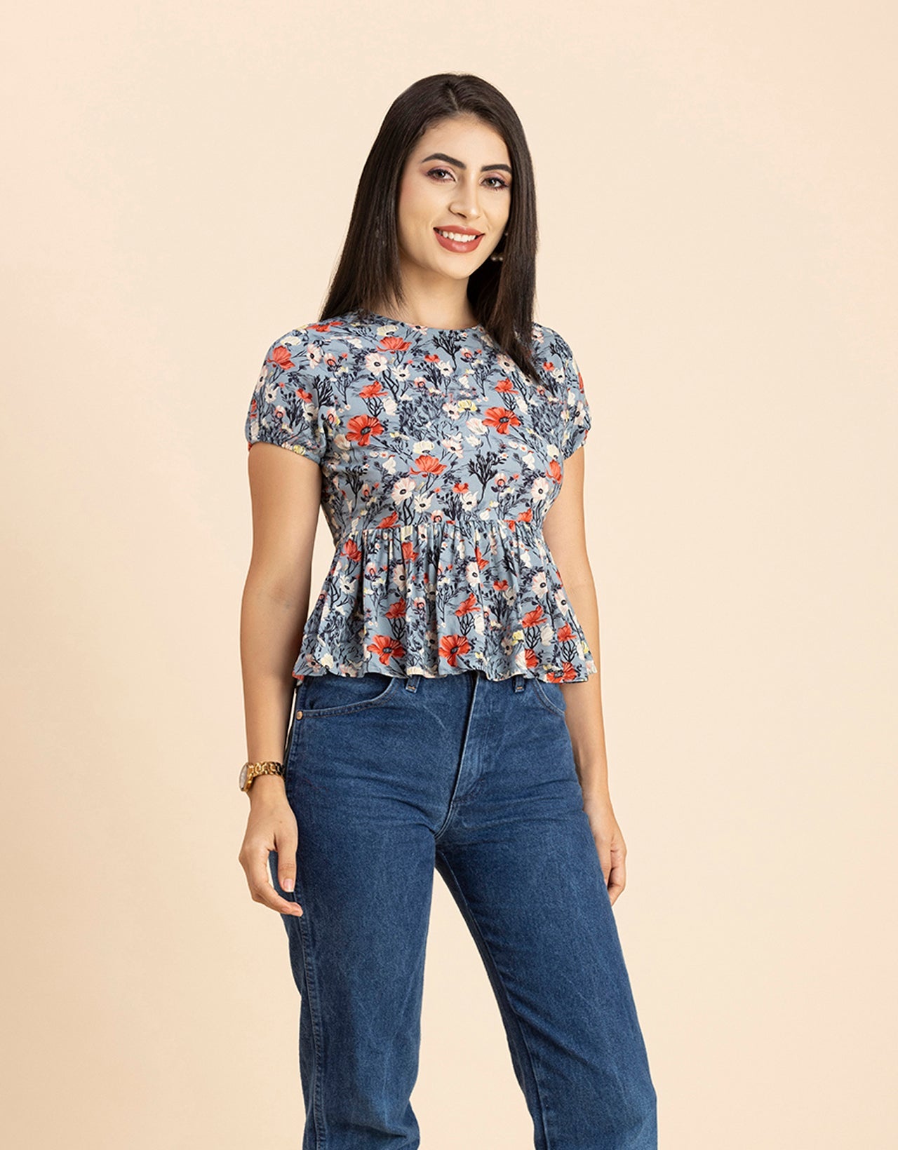 Styled Back Vacation Top