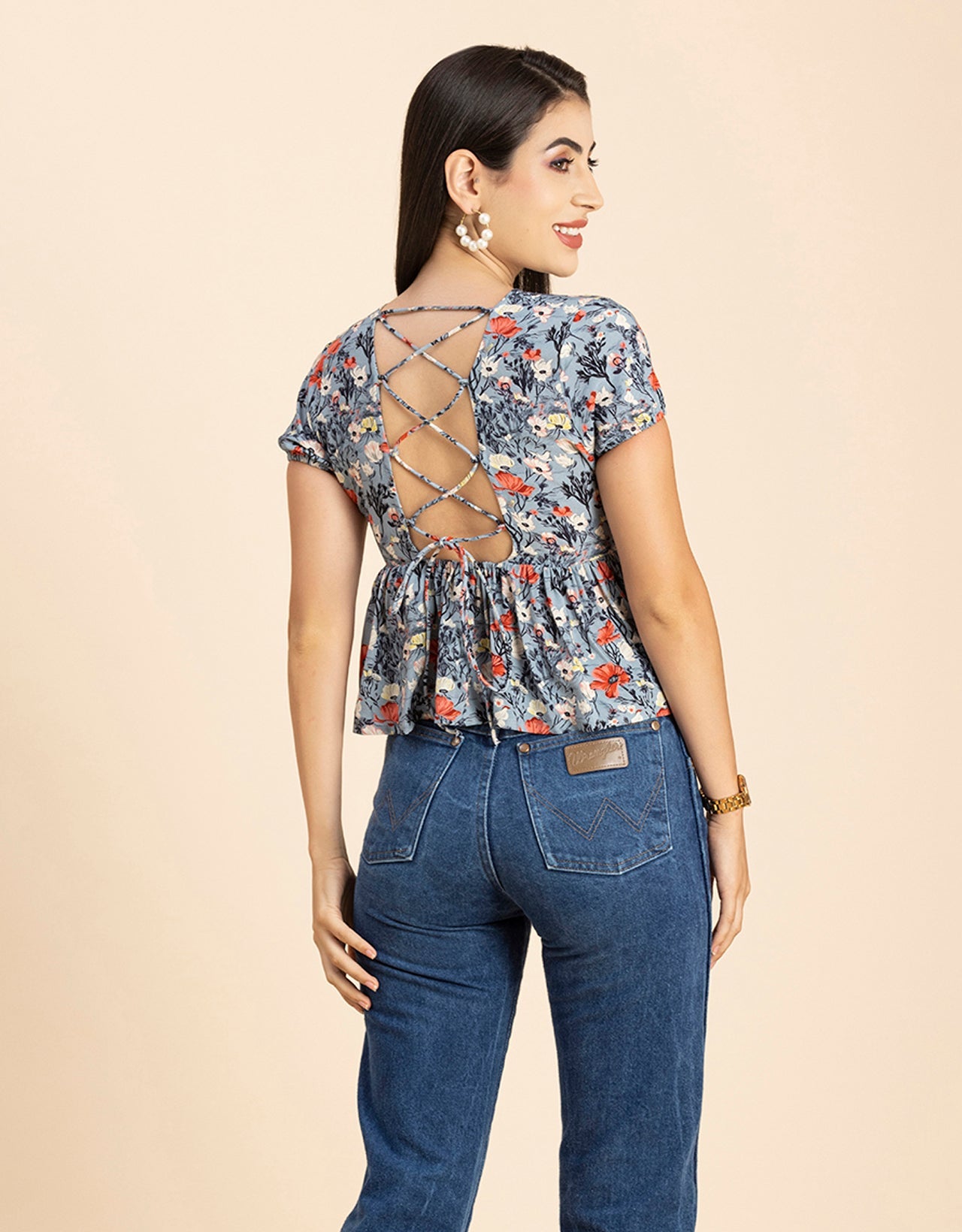 Styled Back Vacation Top