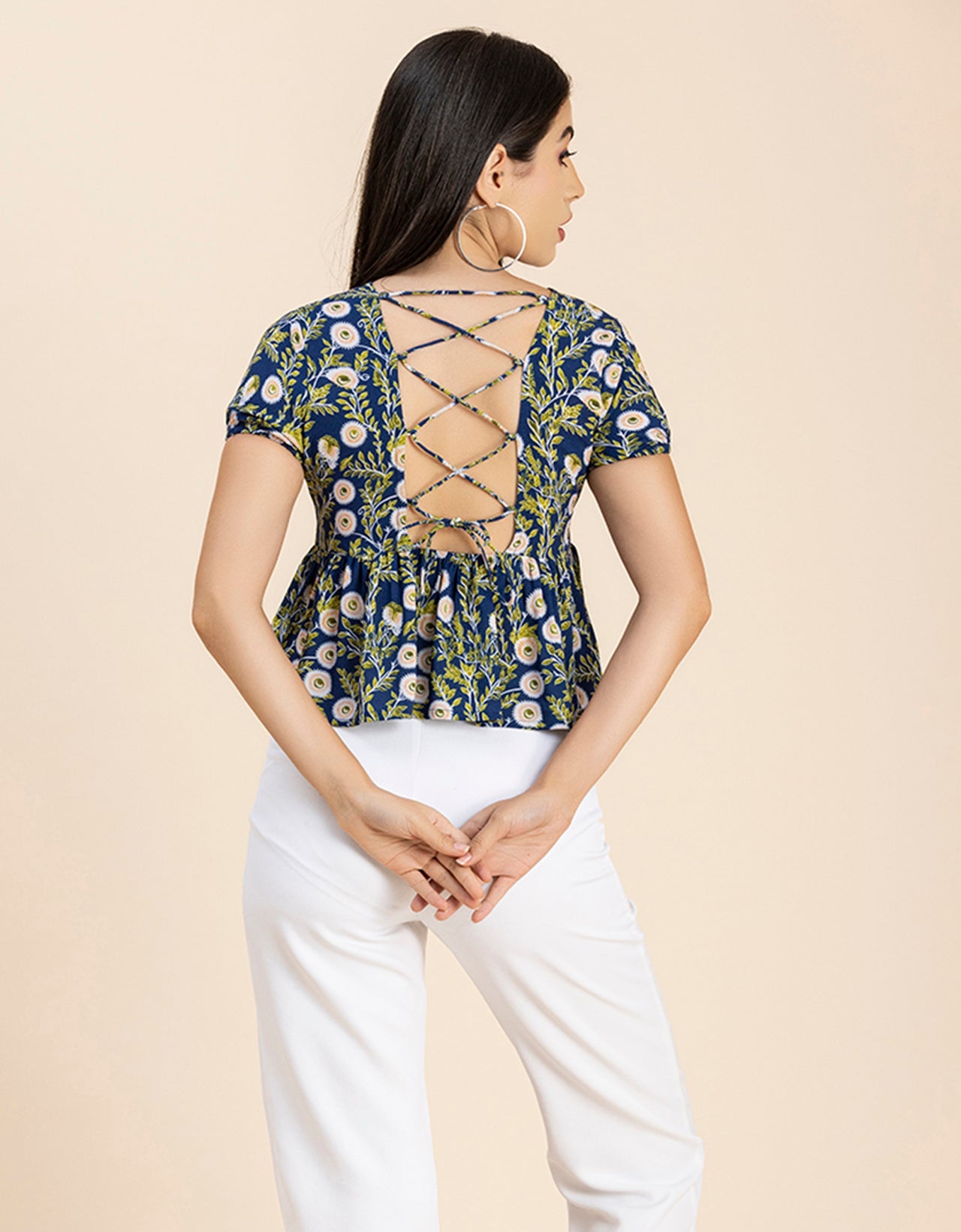 Styled Back Vacation Top