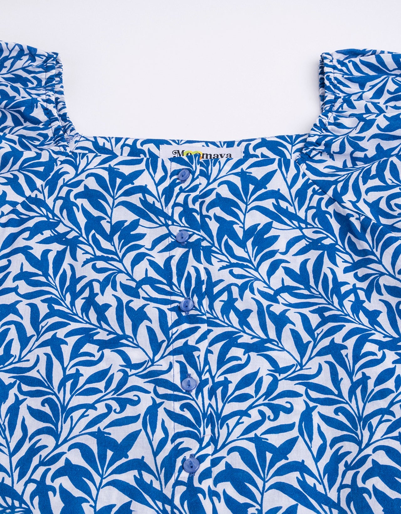Square Neck Puffed Sleeves