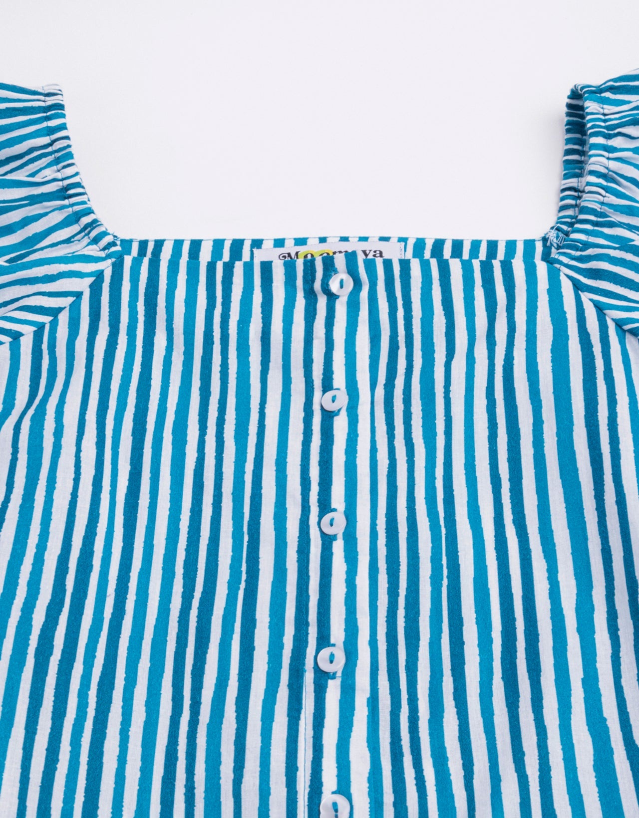 Square Neck Puffed Sleeves