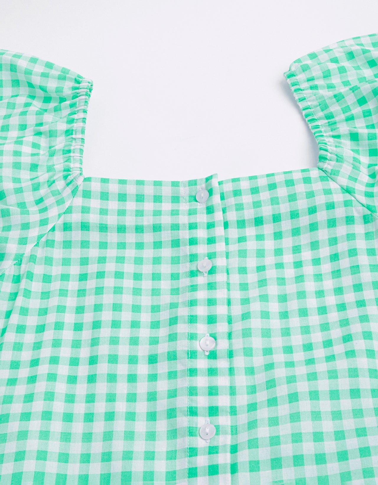 Square Neck Puffed Sleeves