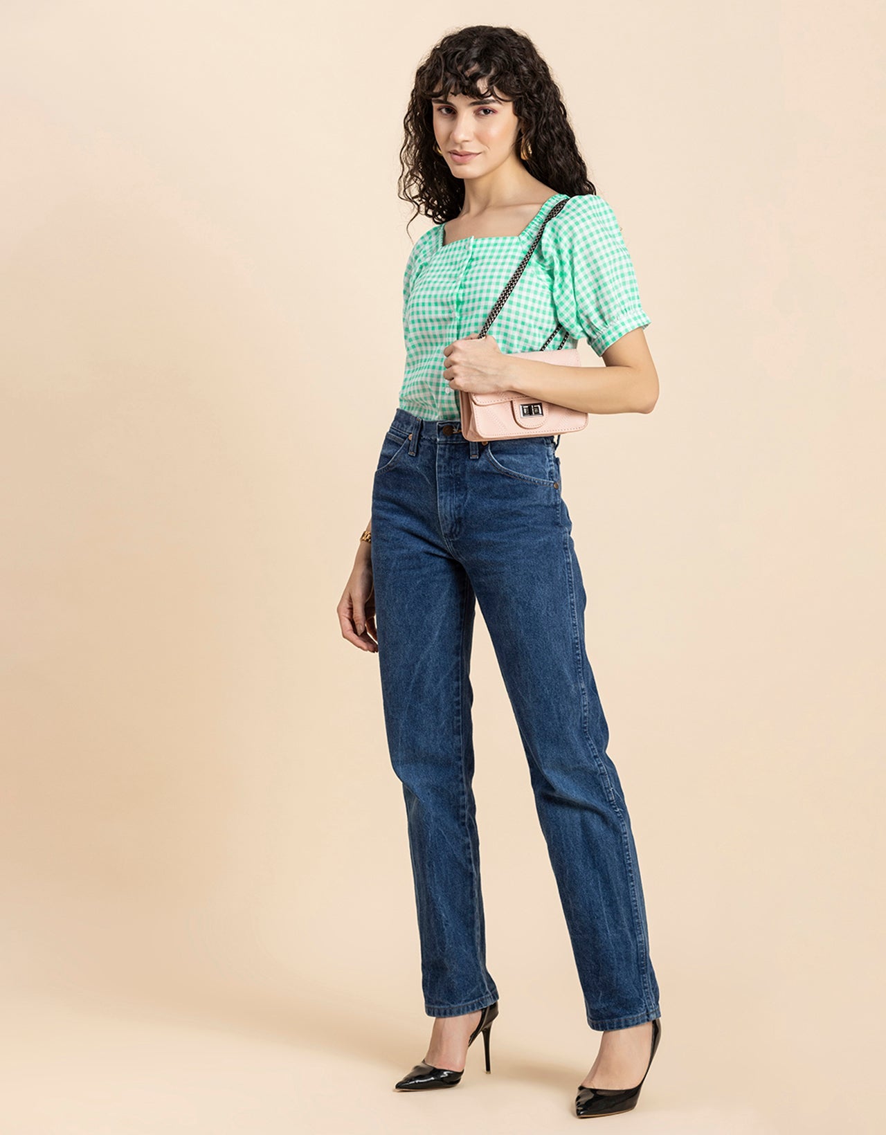 Square Neck Puffed Sleeves